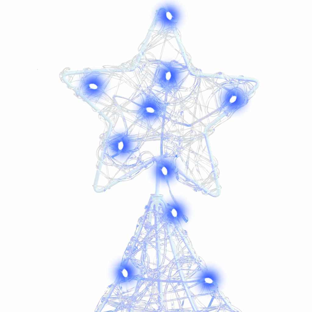 Weihnachtsbaum mit 100 LEDs Warmweiß 120 cm Acryl