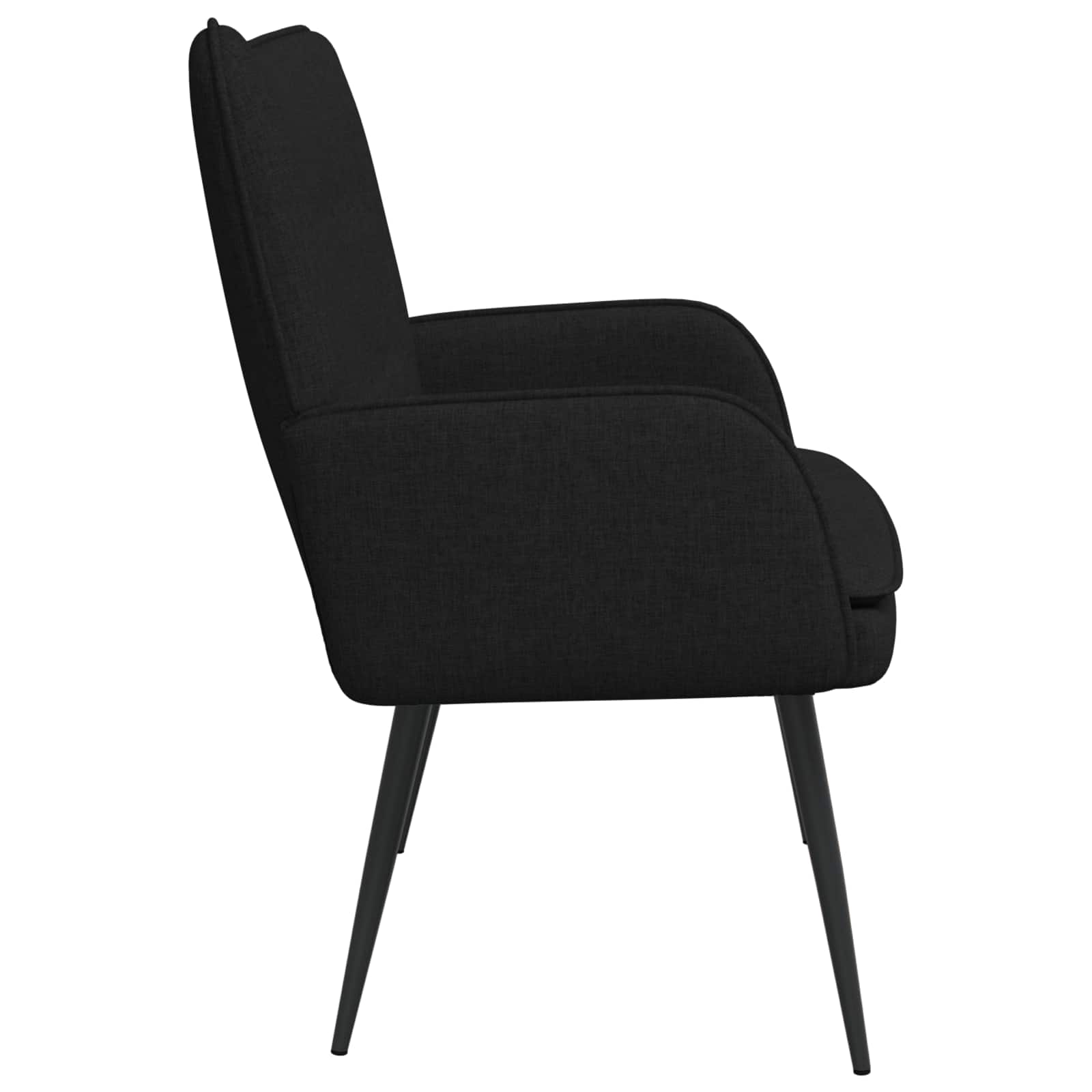 2-Sitzer Sofa Hellgrau 115 x 61 x 87 cm Stoff