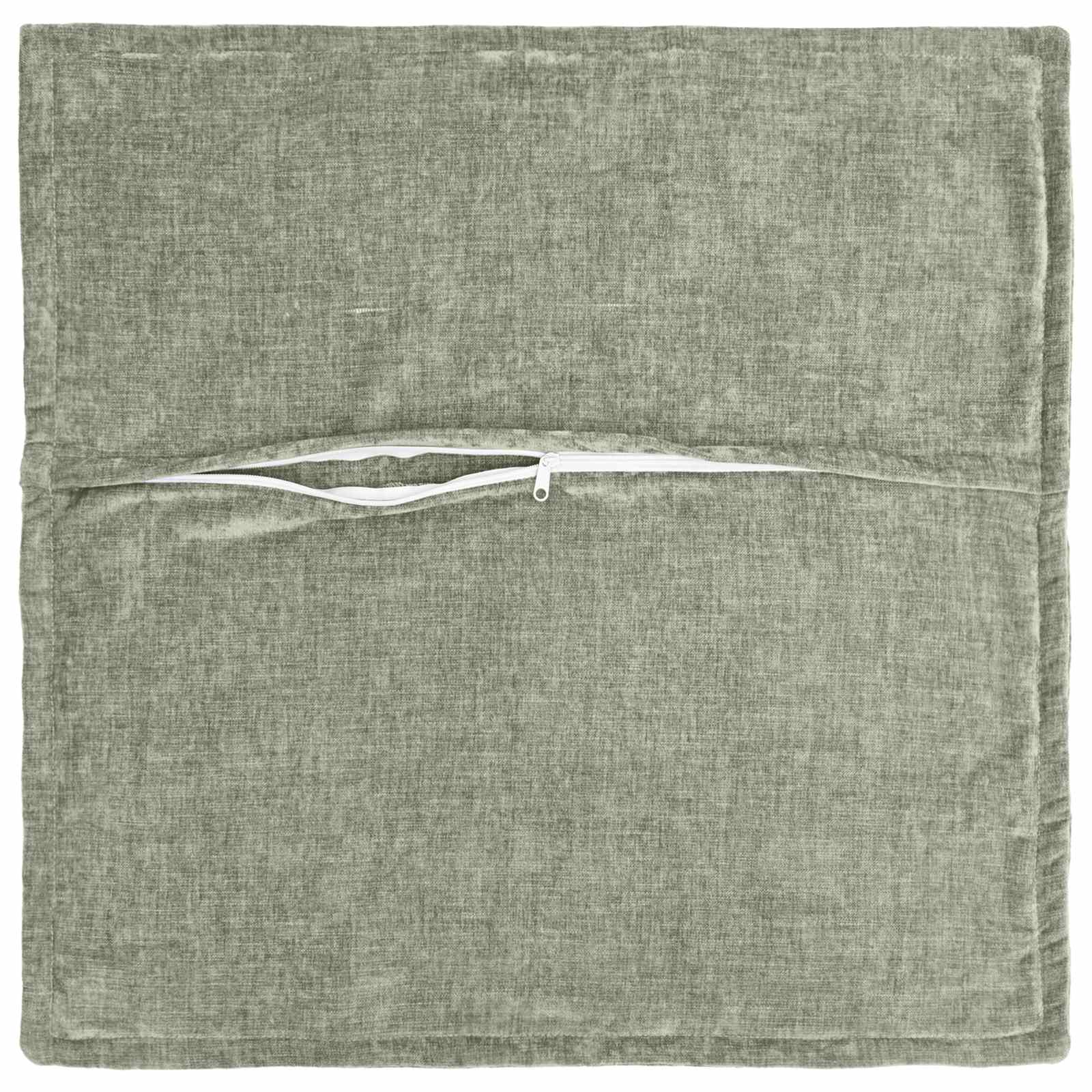 Kissenbezug 2 Stk. HOUTEN Dunkelgrau 30 x 30 cm Chenille-Stoff