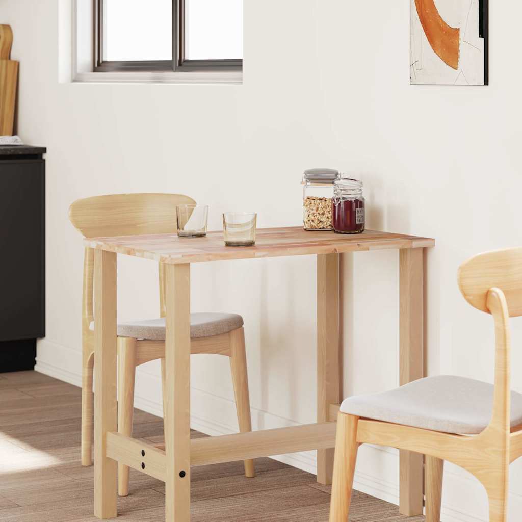 Tischplatte Rechteckig 60x50x2 cm Massivholz Akazie