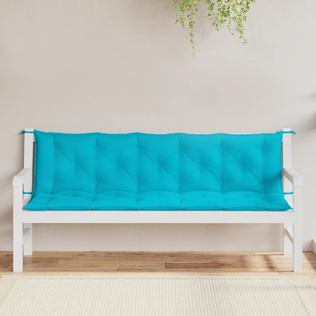 Gartenbank-Auflage Anthrazit 100x(50+50)x7 cm Oxford-Gewebe