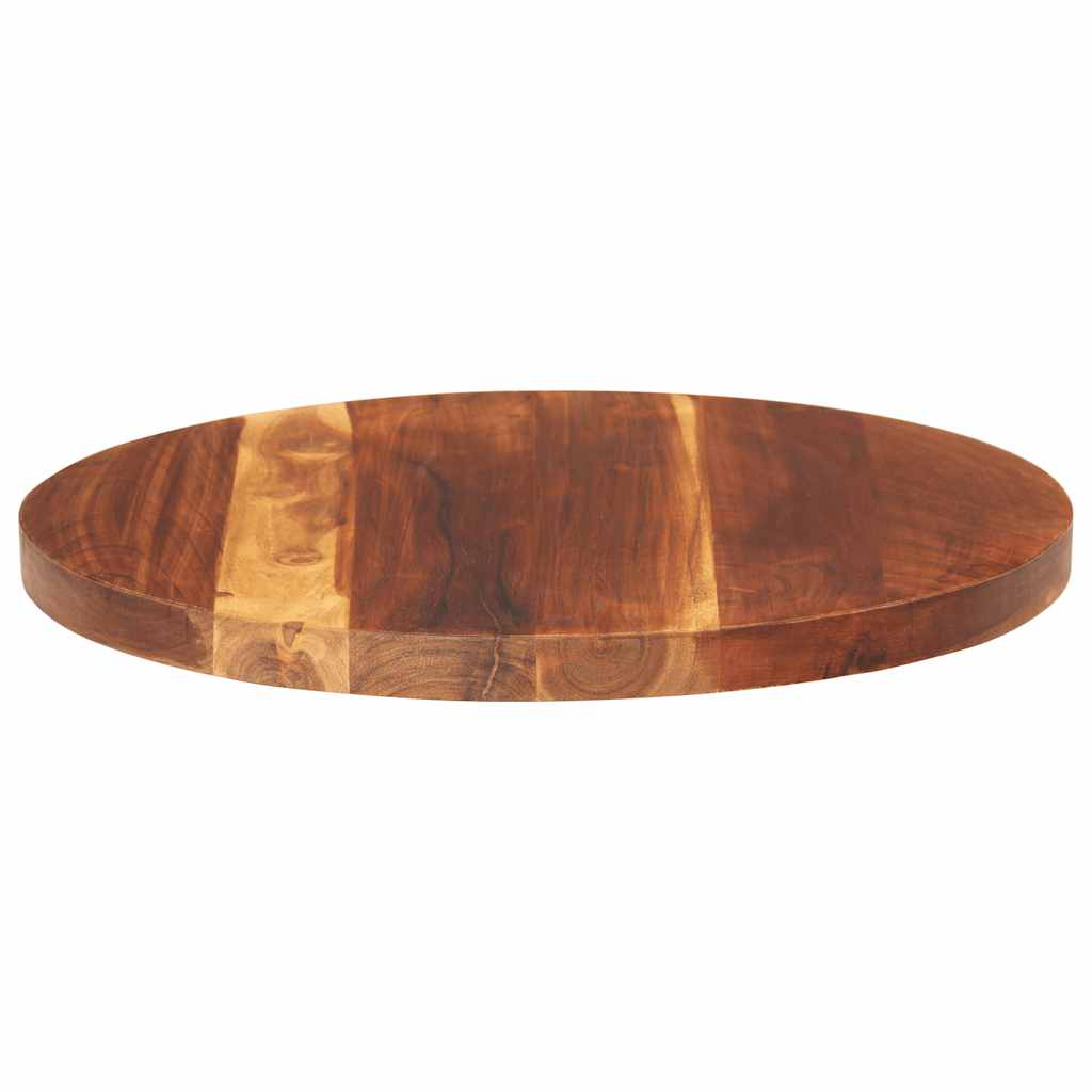 Tischplatte Massivholz Akazie Rund 15-16 mm 40 cm