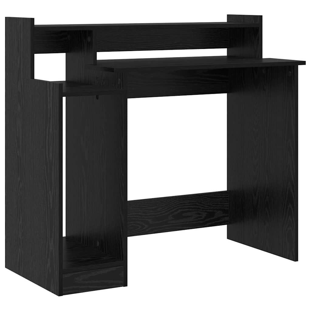 Schreibtisch mit LEDs Weiß 97x45x90 cm Holzwerkstoff