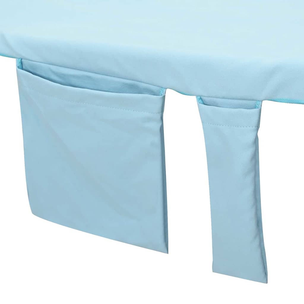 Sonnenliege-Tücher 2 pcs Schwarz 210 x 75 cm