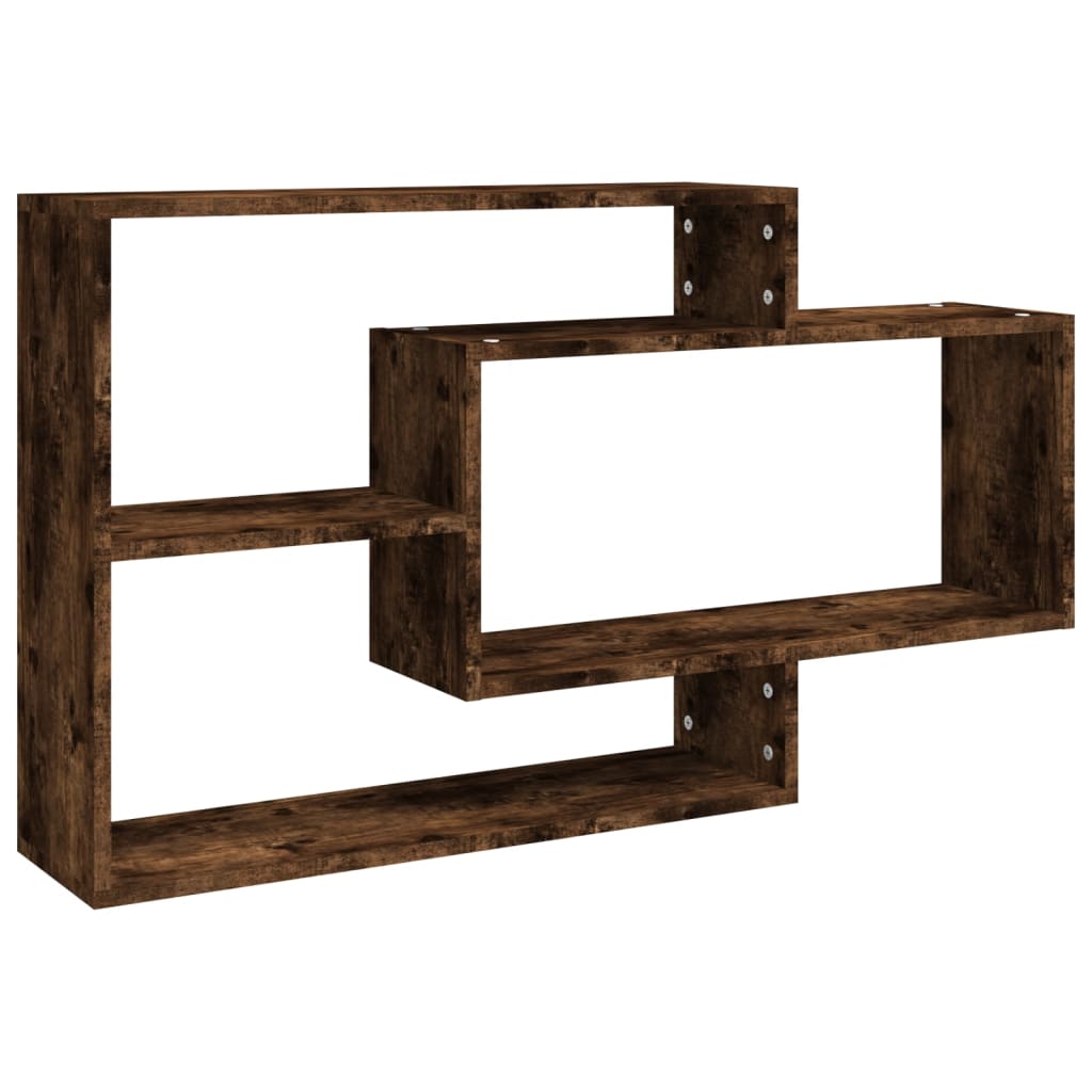 Wandregale Weiß 104x20x58,5 cm Holzwerkstoff
