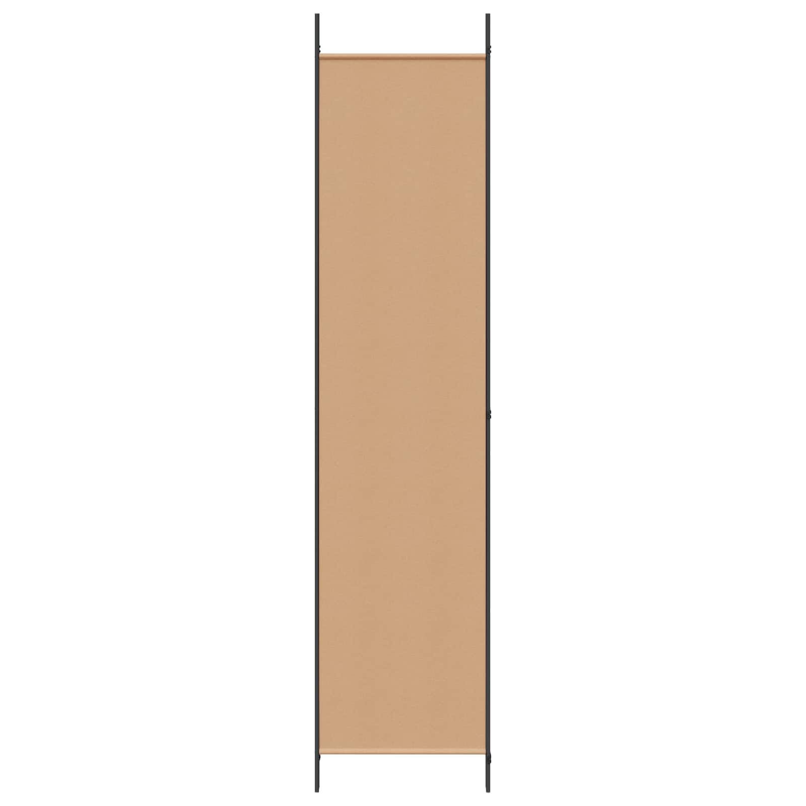 3-teiliger Raumteiler Beige 150 x 220 cm Stoff
