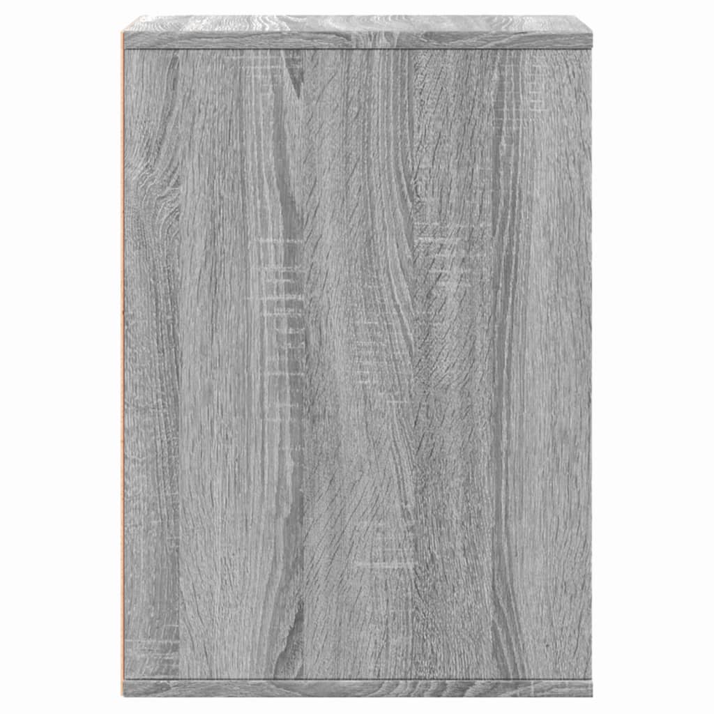 Schubladenschrank Schwarz Eichen-Optik 41 x 40 x 58 cm