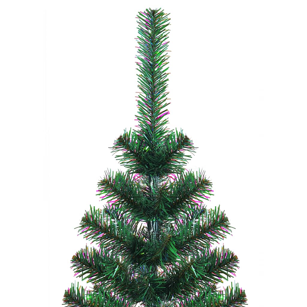 Künstlicher Weihnachtsbaum Schillernde Spitzen Weiß 180 cm PVC