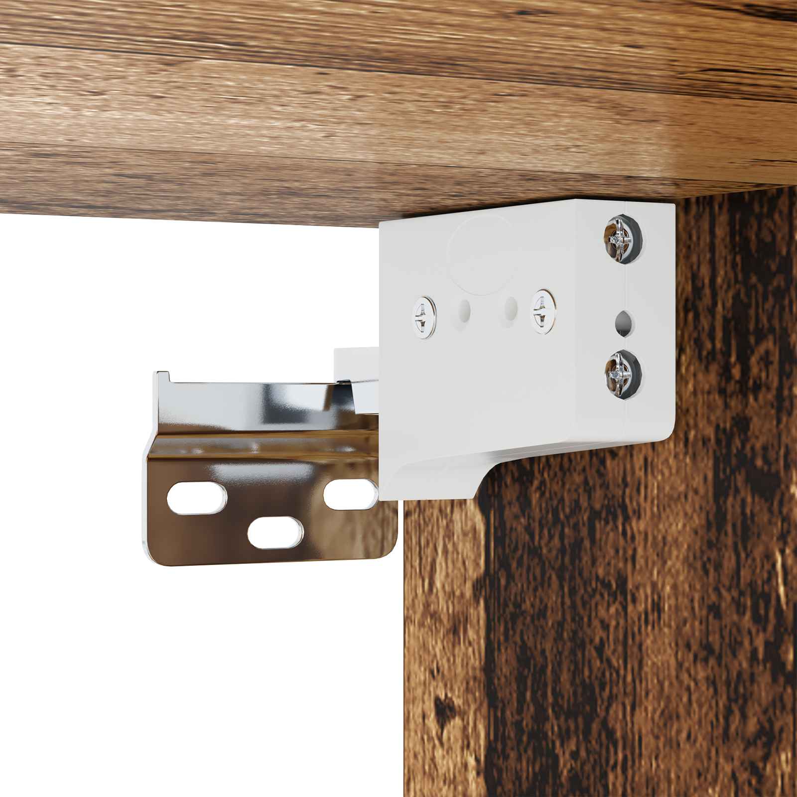 Wandschrank Weiß 80x36,5x35 cm Holzwerkstoff