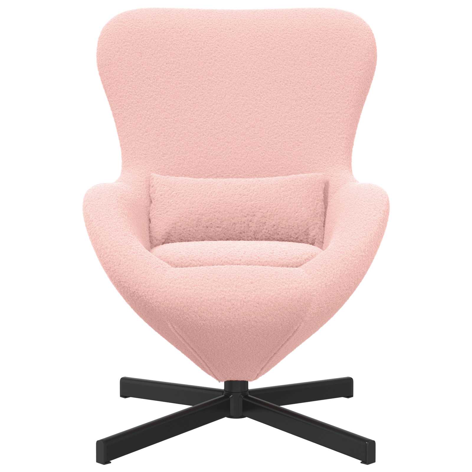 Eiersessel Hellgrau 63 x 73 x 90 cm Stoff