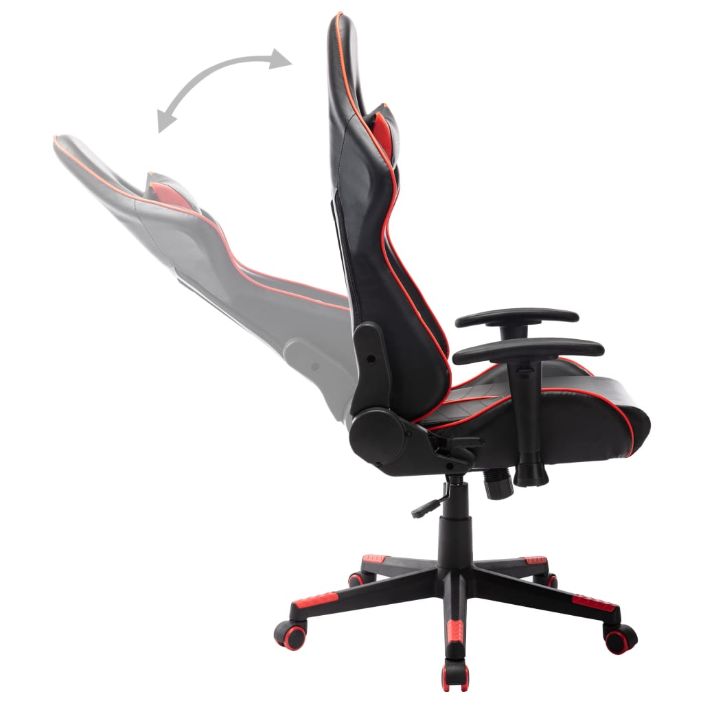 Gaming-Stuhl Schwarz und Blau Kunstleder