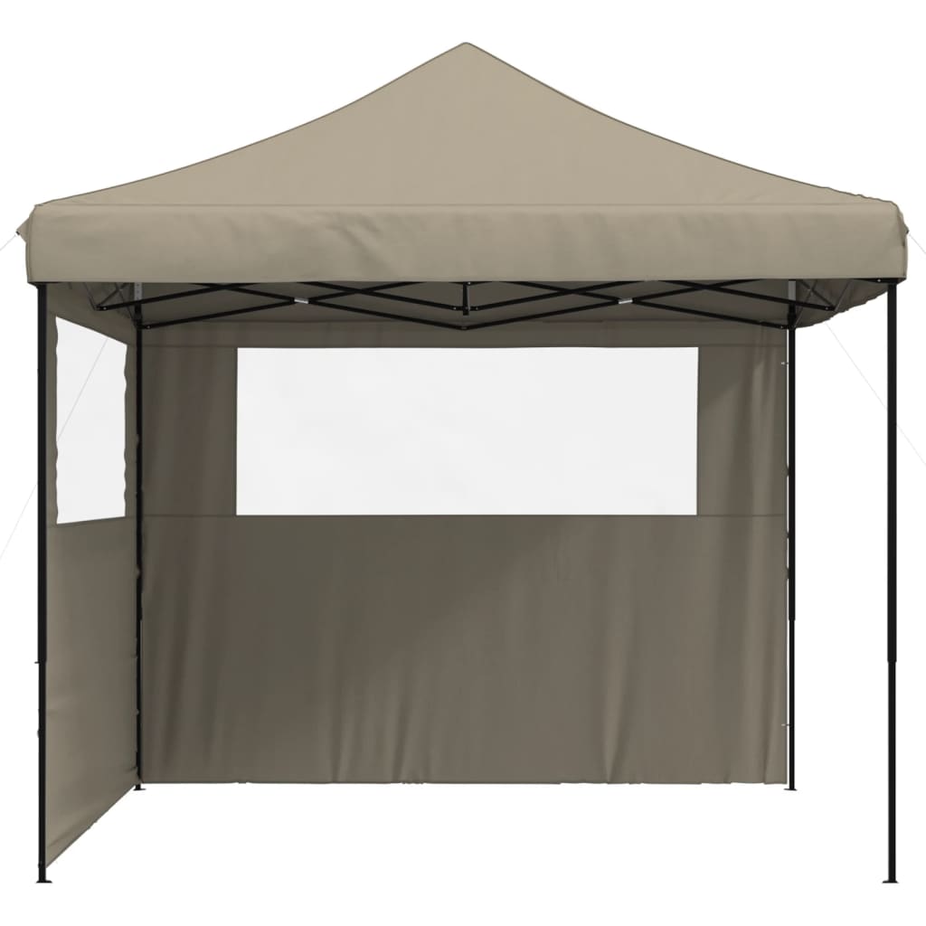Partyzelt Faltbar Pop-Up Schwarz 292x292x315 cm