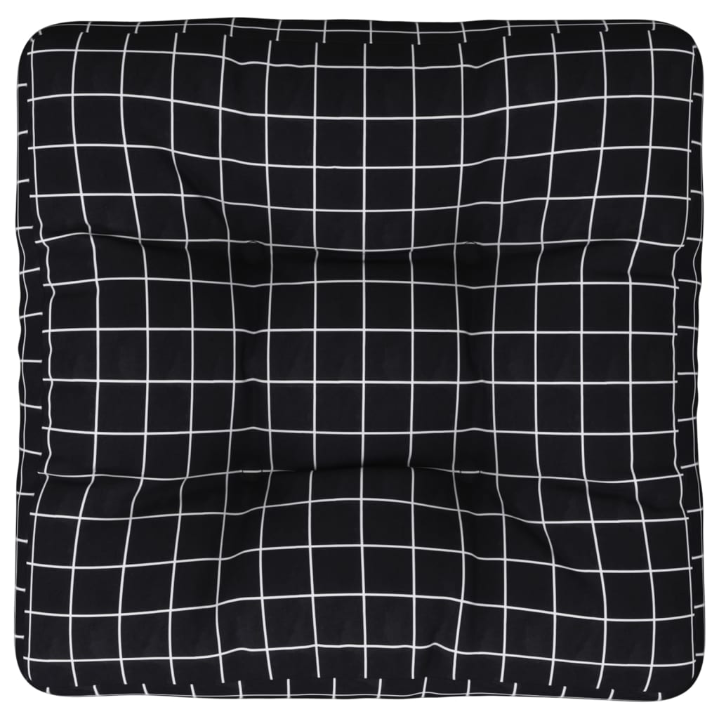 Palettenkissen Blau Weiß Gestreift 58x58x10 cm Oxford-Gewebe