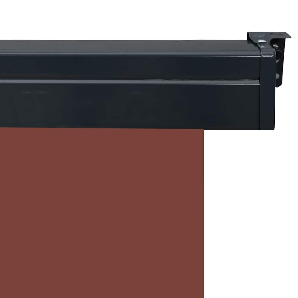 Balkon Seitenmarkise 60 x 250 cm 100% Polyester Eisen Stahl