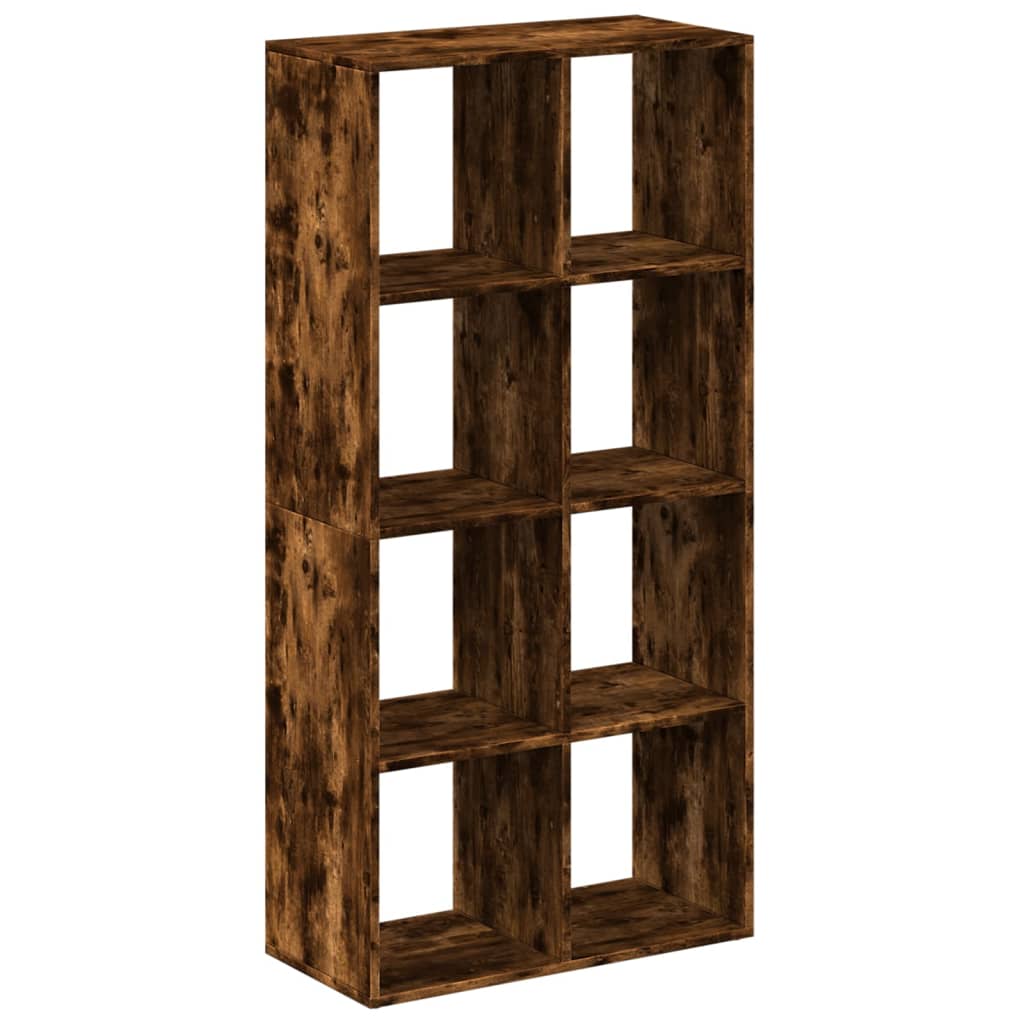 Bücherregal Weiß 137,5x29x137,5 cm Holzwerkstoff