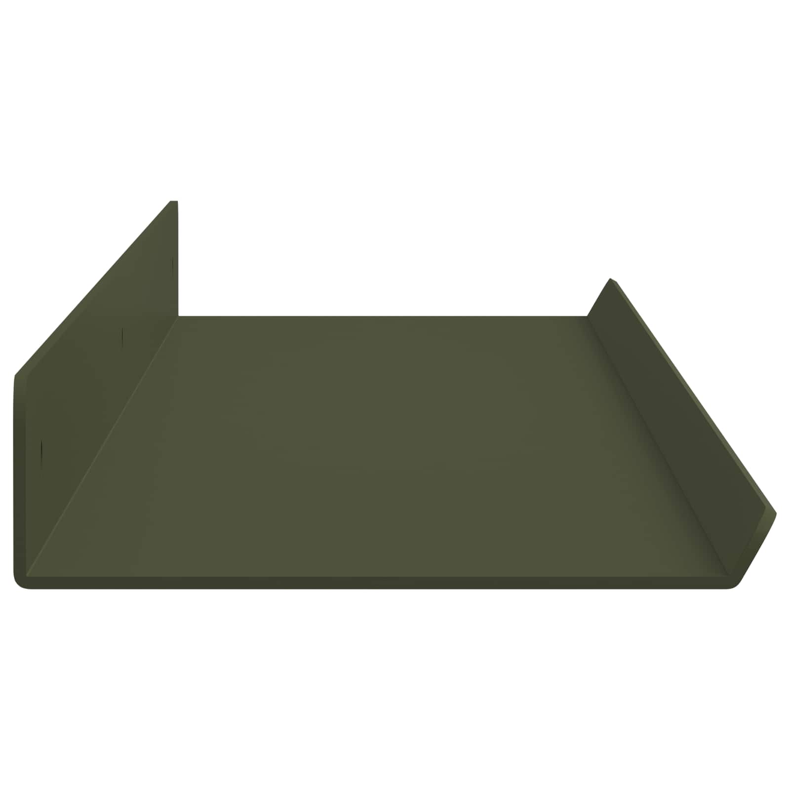 Schwebendes Regal 3 pcs Schwarz 40 x 9 x 2,5 cm Stahl