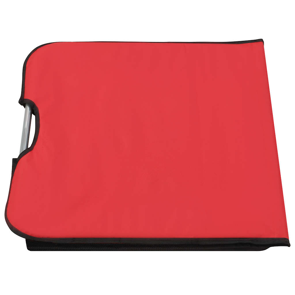 Klappbare Strandmatte 2 Stk. Stahl und Stoff Blau
