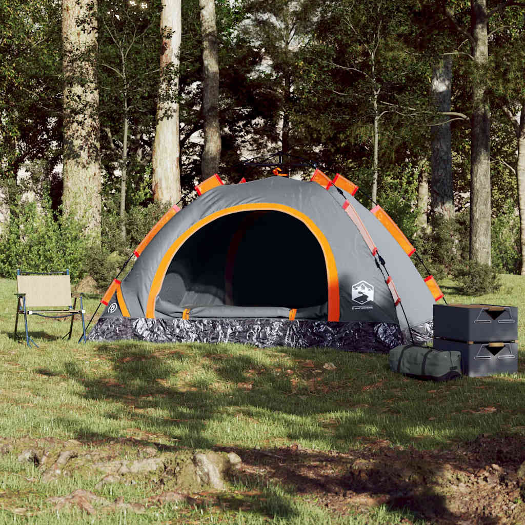Campingzelt 2 Personen Grün Quick Release