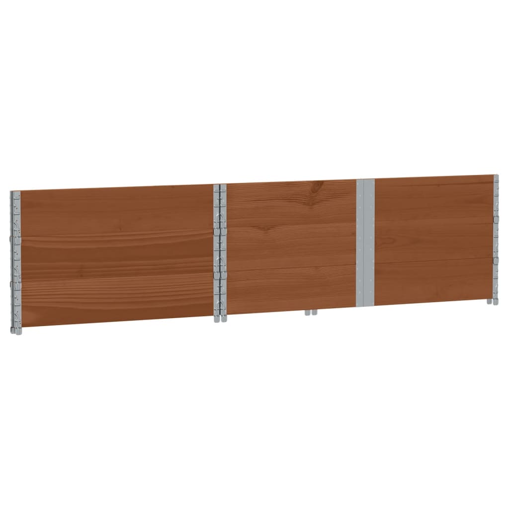 Pflanzkasten Grau 150x100 cm Massivholz Kiefer