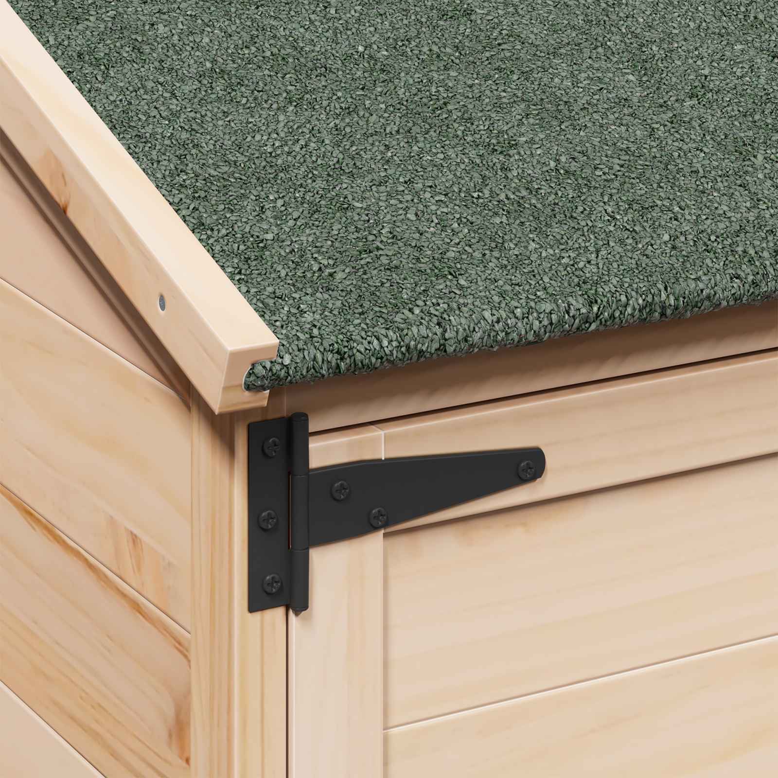 Gartenschuppen Natur 59 x 56 x 113,5 cm Massivholz aus Fichte