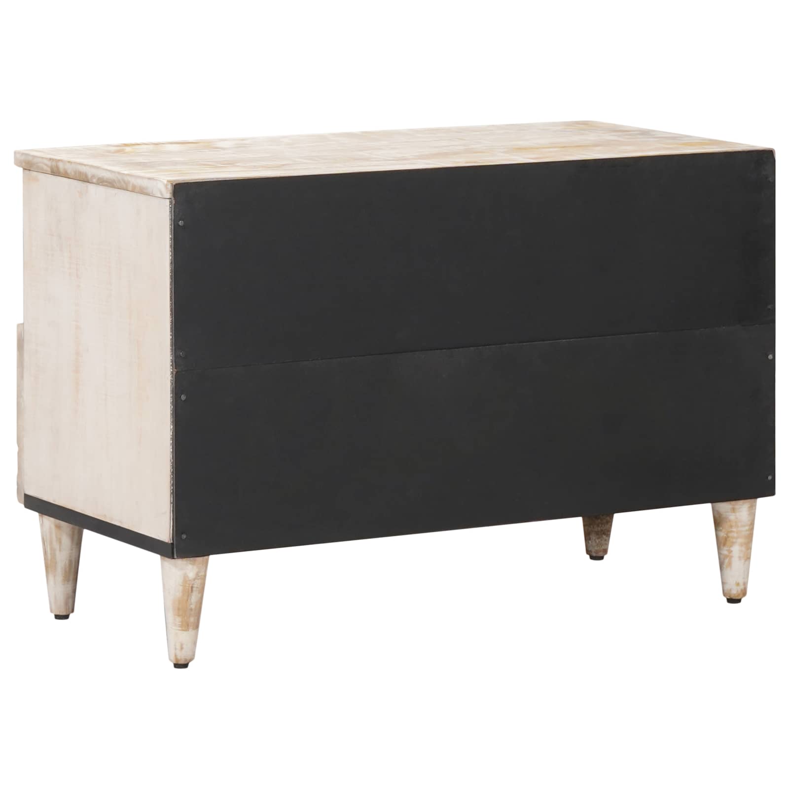 TV-Schränk Braun 70 x 33,5 x 46 cm Massivholz Mango