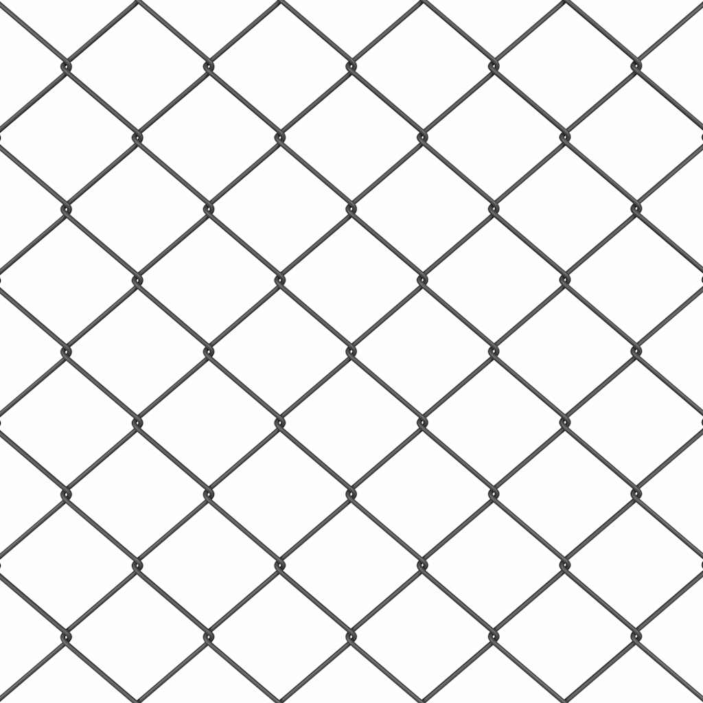 Outdoor Kettenglied-Zaun Erdfixierung 10 x 0,4 m Grün Netz