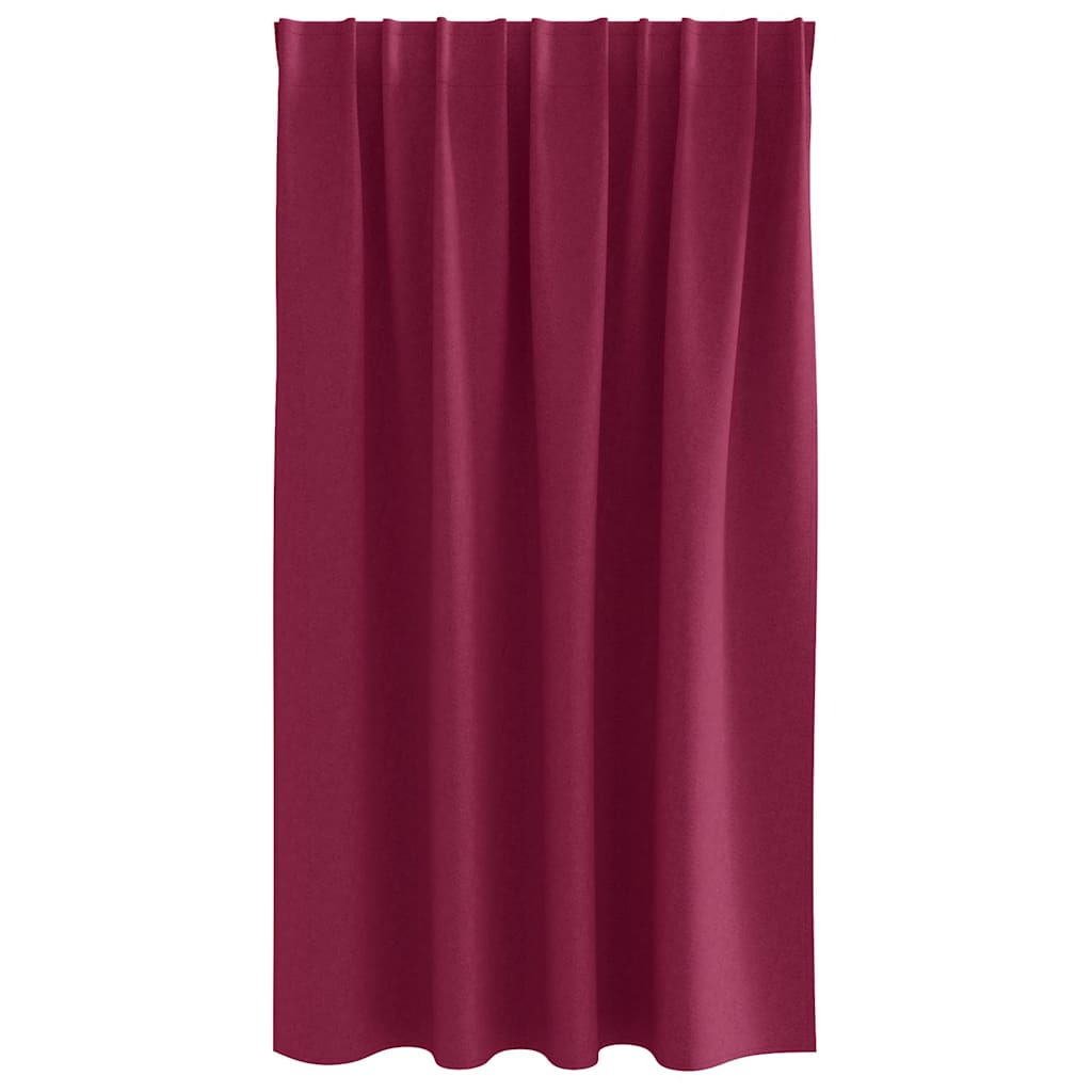 Verdunkelungs-Vorhänge mit Ringen 2 pcs Beige 140 x 140 cm