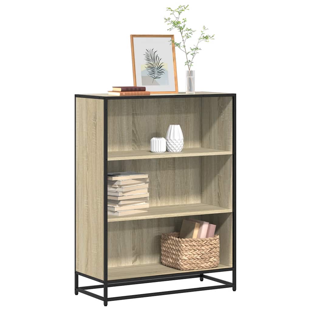 Bücherregal Schwarz 60x35x139 cm Holzwerkstoff