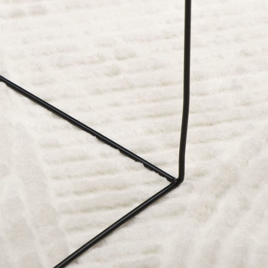Teppich IZA Kurzflor Skandi-Stil Anthrazit 80x150 cm