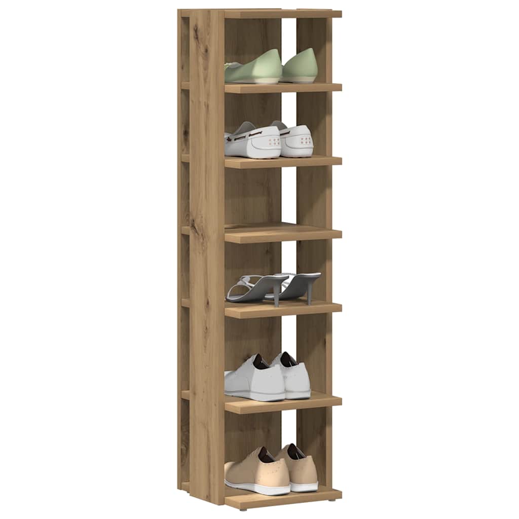 Schuhschrank Weiß 27,5x27x102 cm Holzwerkstoff