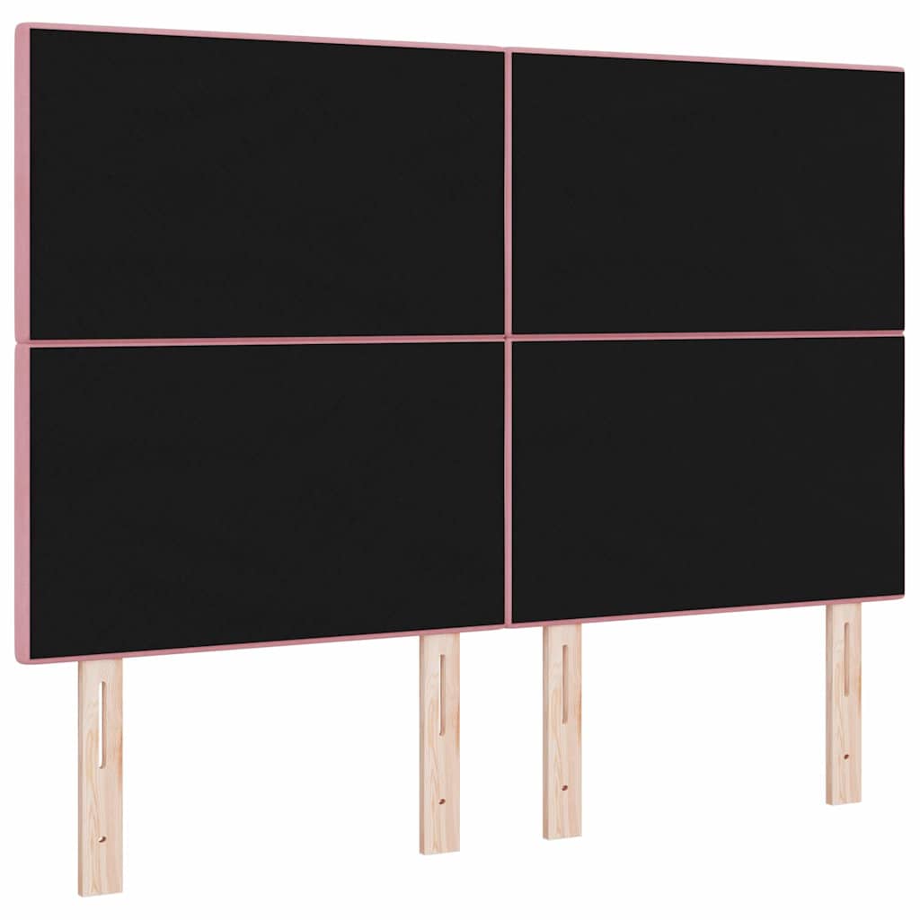 Kopfteil Hellgrau 80 cm Samt
