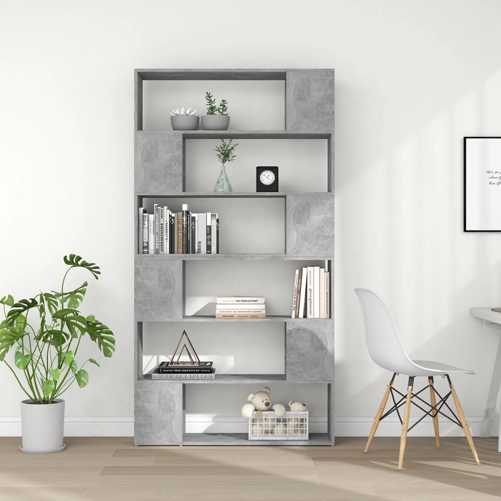 Bücherregal Raumteiler Weiß 100x24x188 cm