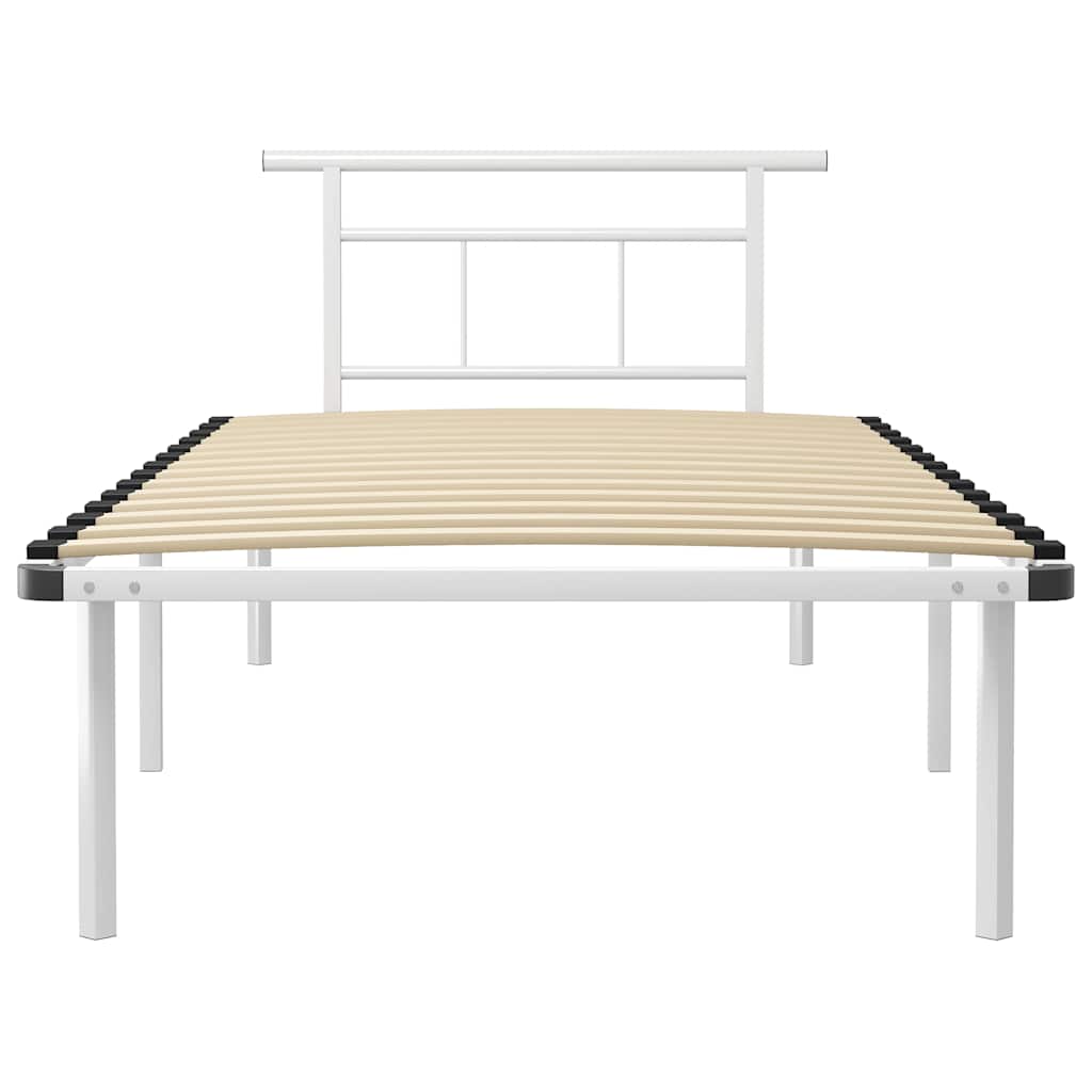 Bettgestell Grau Metall 90x200 cm
