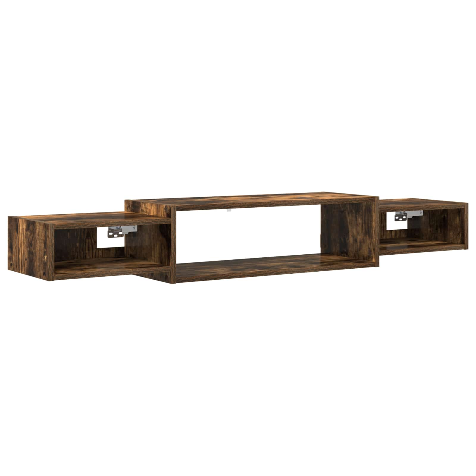 Wandmontierter TV-Schrank Wandhalterung Weiß 140 x 28 x 21 cm