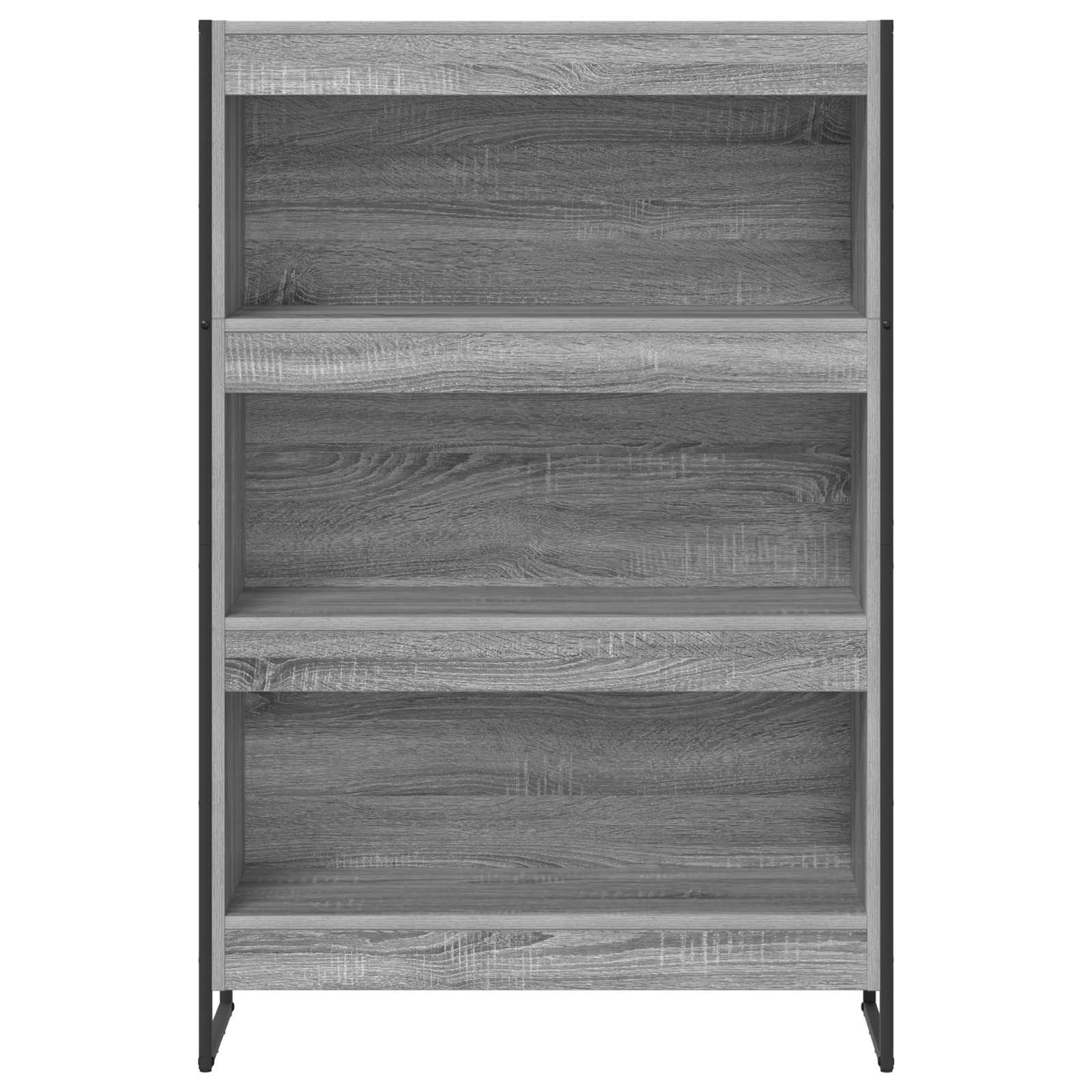 Bücherregal 2 pcs Schwarz Eichen-Optik 60 x 30 x 189,5 cm