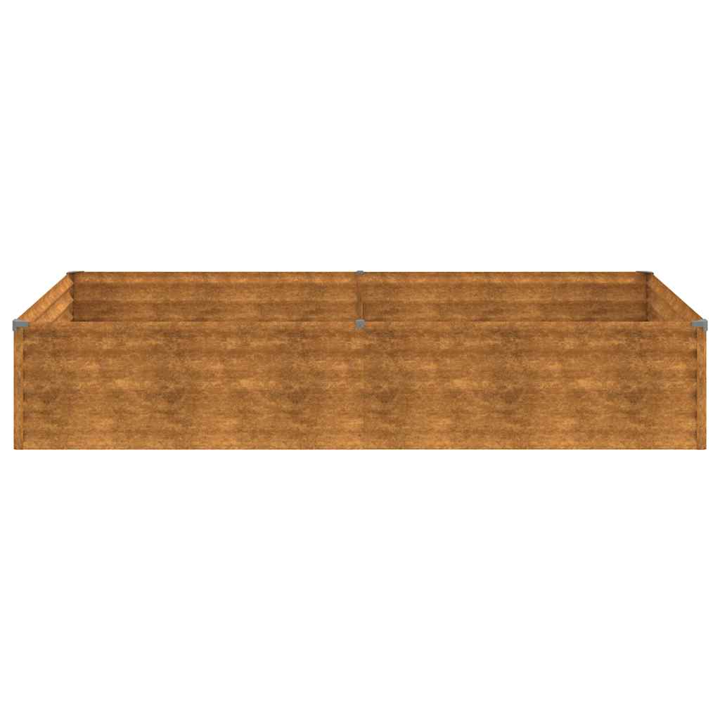 Garten-Hochbeet 100 x 50 x 36 cm Cortenstahl