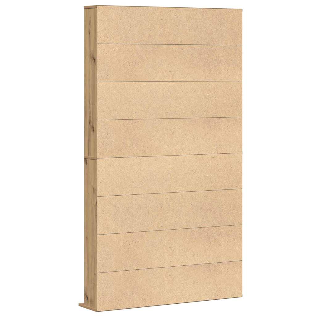 CD Regal Schwarz Eichen-Optik 101 x 23 x 177,5 cm Holzwerkstoff