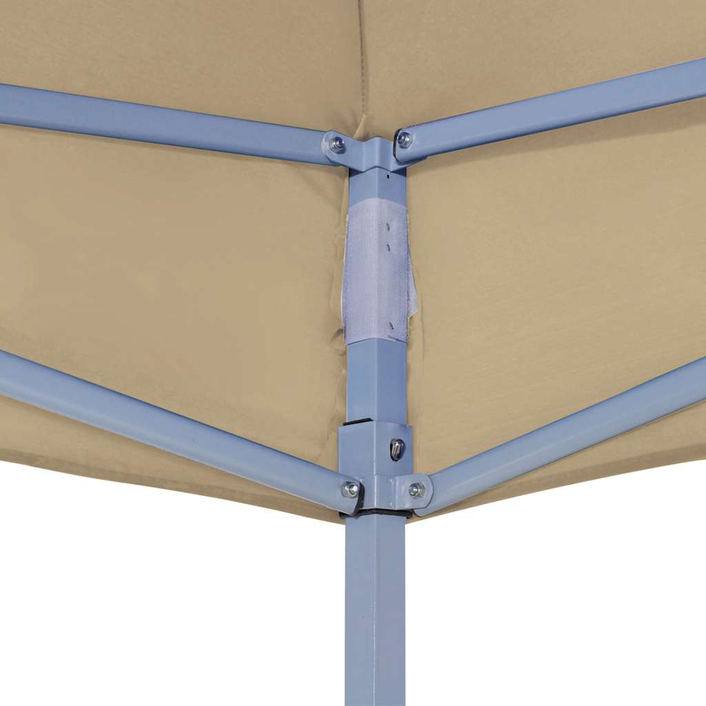 Partyzelt-Dach 3x3 m Beige 270 g/m²