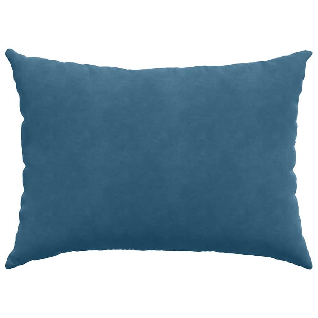Sofakissen 2 Stück Blau 50 x 30 cm Cordstoff