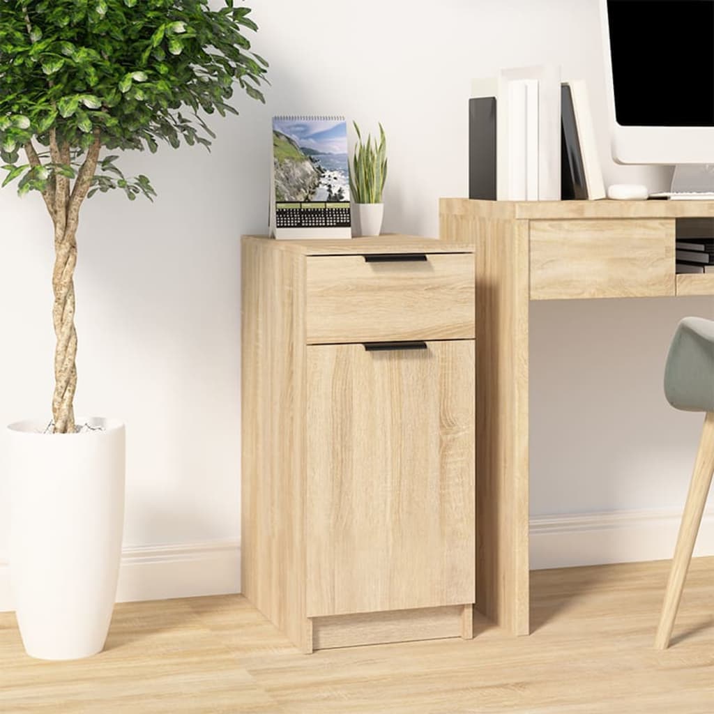 Büroschrank Weiß 33,5x50x75 cm Holzwerkstoff