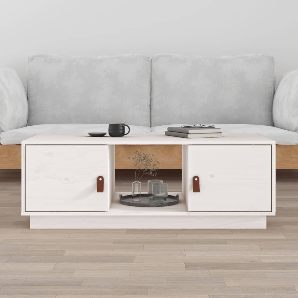 Couchtisch 100x50x35 cm Massivholz Kiefer