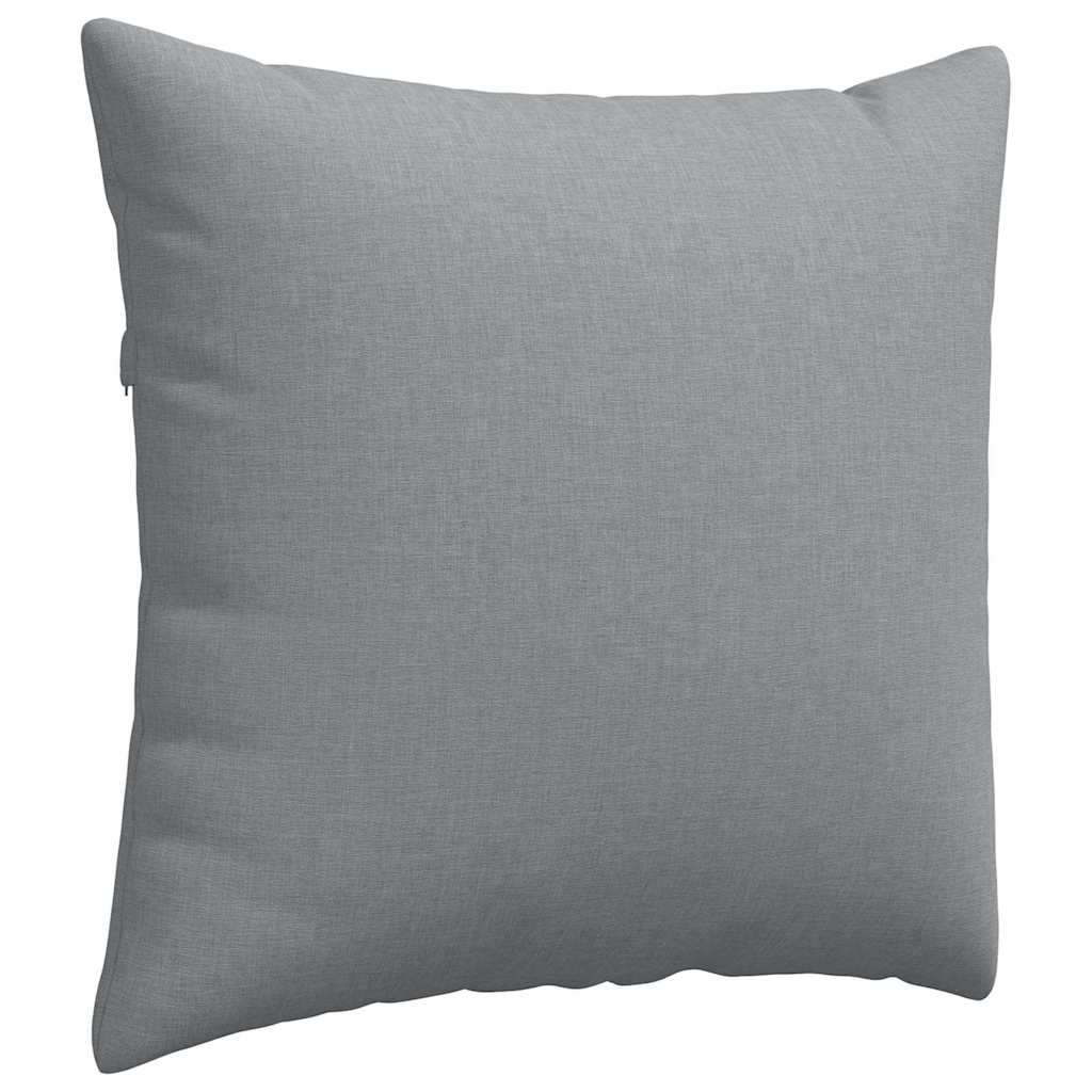 Sofakissen 2 pcs Hellgrau 50 x 30 cm Stoff