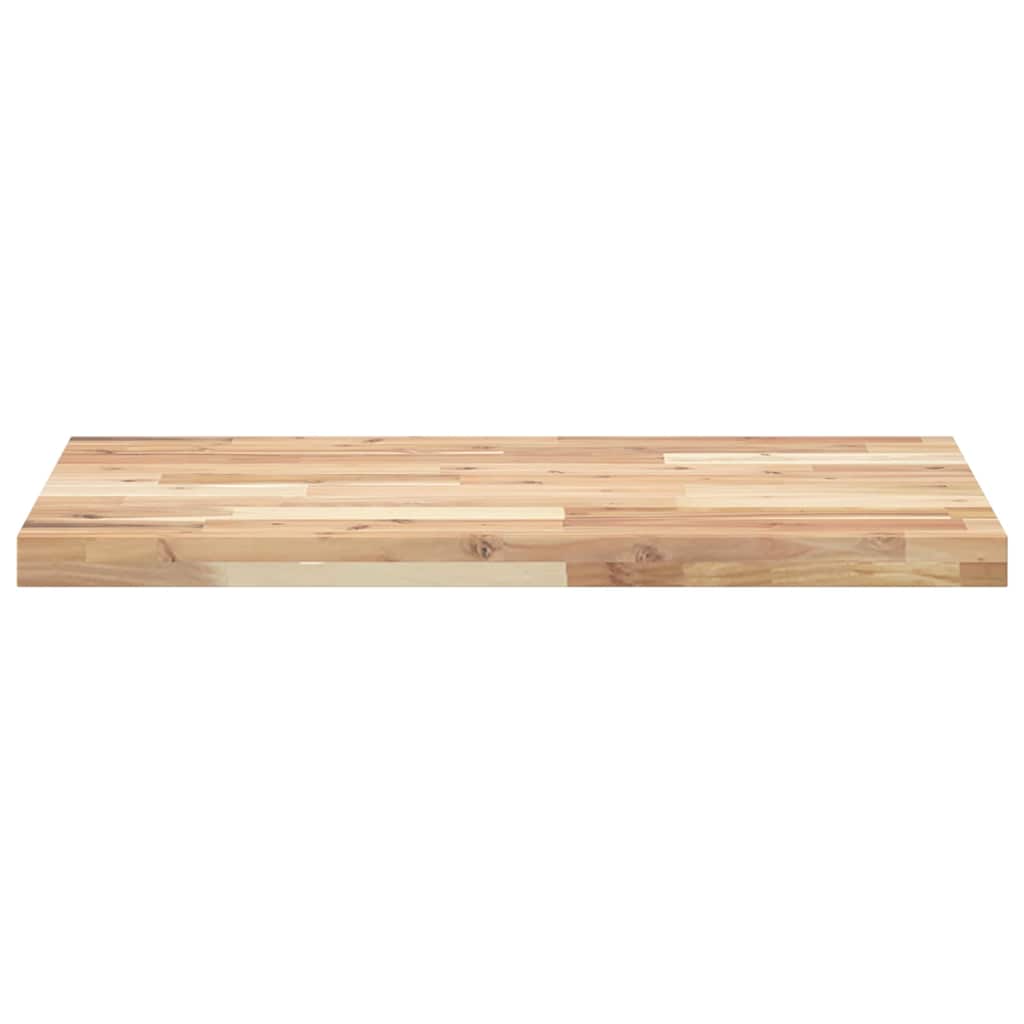 Tischplatte Rechteckig 60x50x2 cm Massivholz Akazie