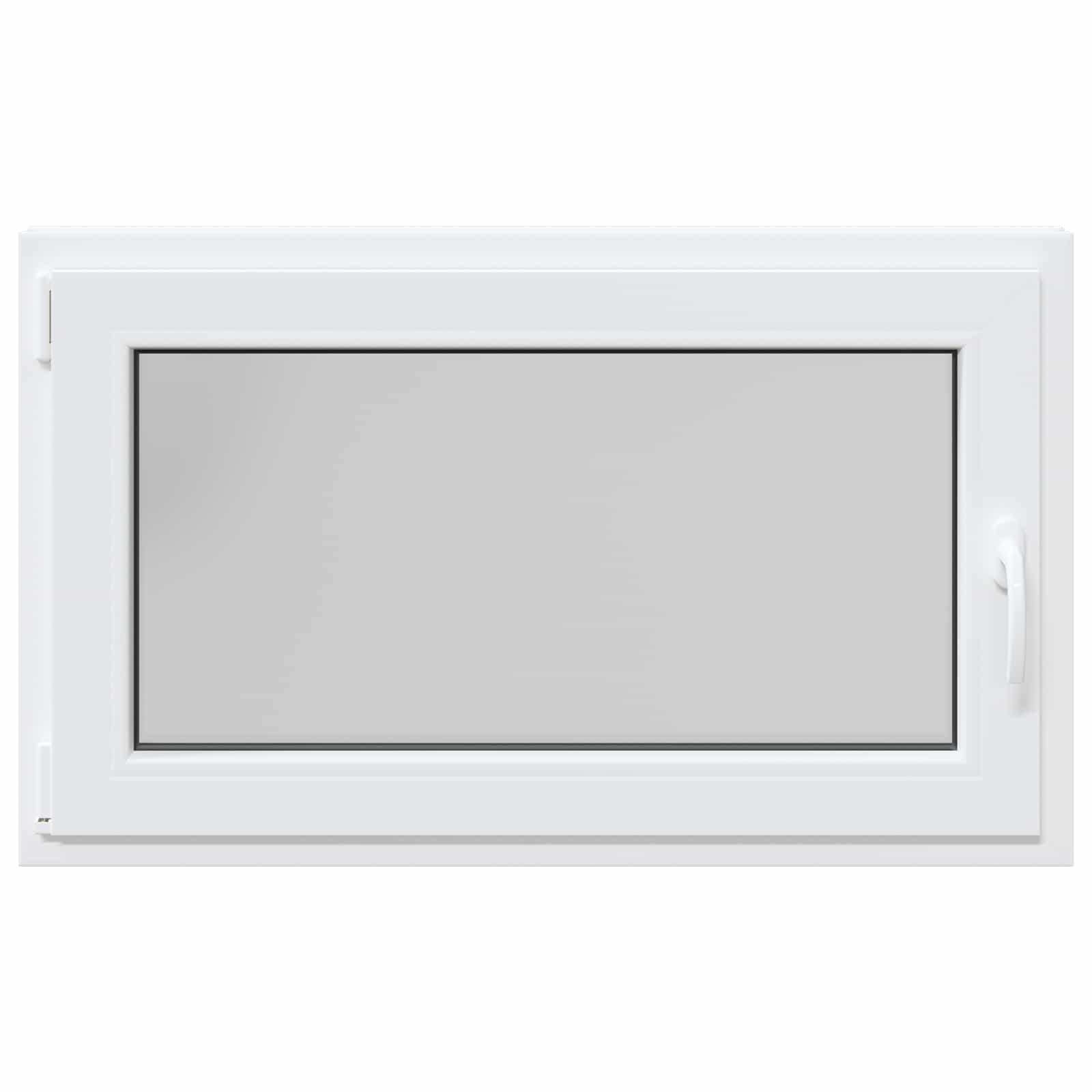Kellerfenster RISOR 50 x 50 cm PVC und Glas Weiß