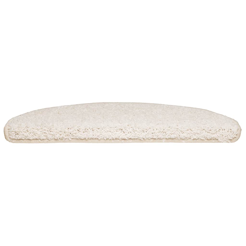 Stufenmatten 15 Stk. 56x17x3 cm Grau Halbrund
