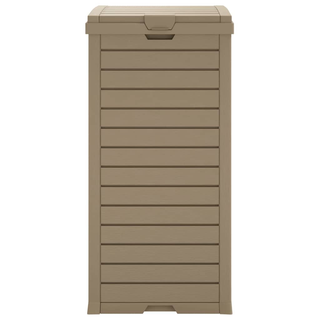 Outdoor-Mülltonne Schwarz 41x41x86 cm Polypropylen