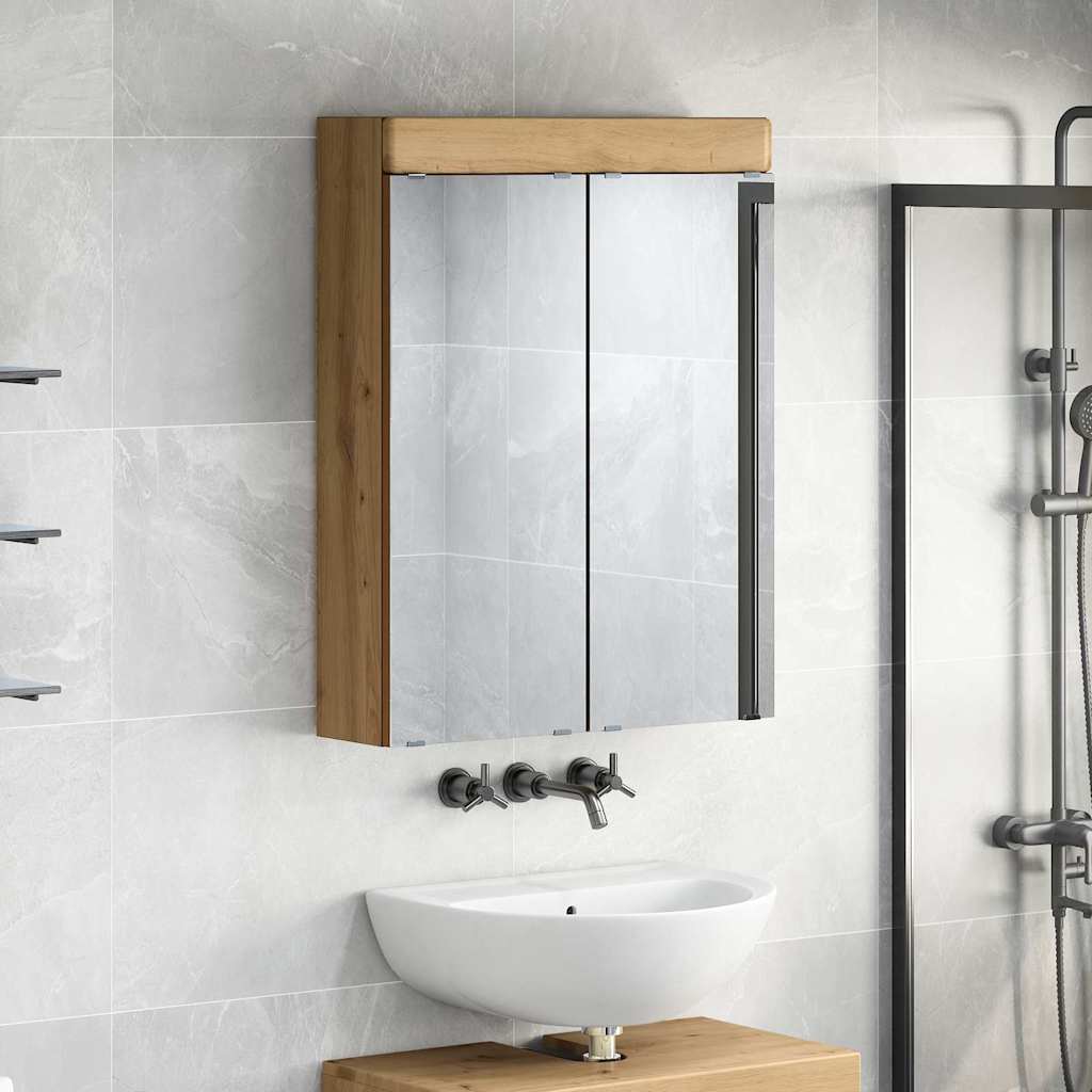 Badezimmermöbel-Set TULUM 2 pcs Weiß 60 x 34 x 63 cm