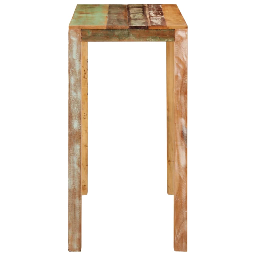 Konsolentisch 110x35x76 cm Raues Mangoholz