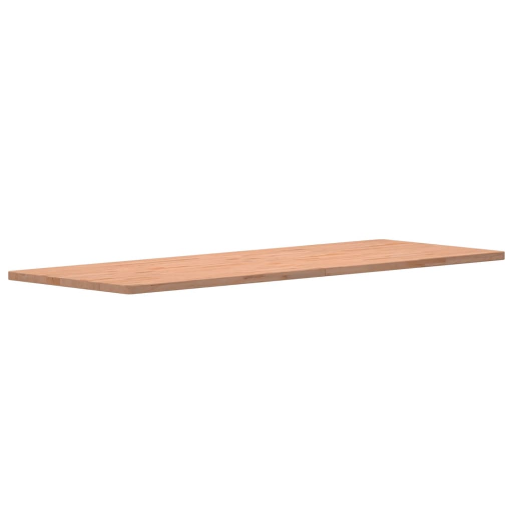 Schreibtischplatte 80x55x2,5 cm Massivholz Buche