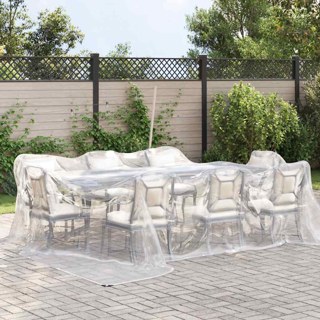 Transparente Plane mit Ösen 1x2 m Polyethylen